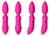 Розовый эротический набор Pleasure Kit №4, цвет розовый - Shots Media