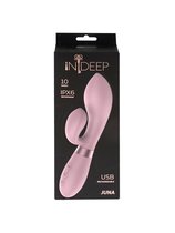 Перезаряжаемый вибратор Indeep Juna Pink 7700-05indeep, цвет розовый - indeep