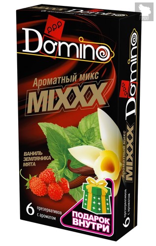 Ароматизированные презервативы DOMINO "Ароматный микс" - 6 шт. - LUXLITE