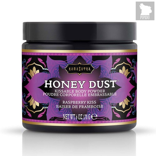 Пудра для тела Honey Dust Body Powder с ароматом малины - 170 гр. - Kama Sutra