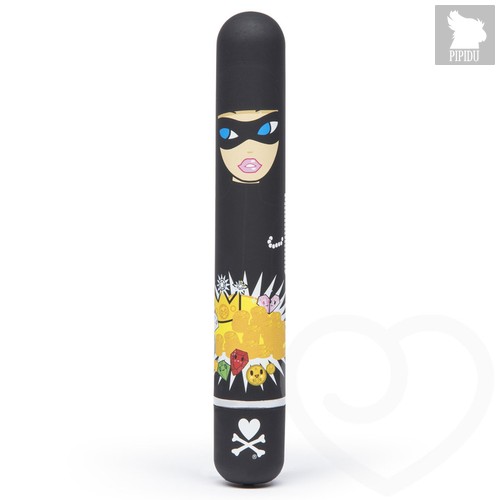 Вибратор tokidoki 7 Function Girl Power Vibrator bandita Black, цвет черный - Lovehoney