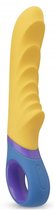 Желтый вибромассажер Tone G-Spot Vibrator - 23 см., цвет желтый - edc collections