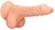 Телесный фаллоимитатор Realistic Dildo With Balls - 17 см., цвет телесный - Shots Media