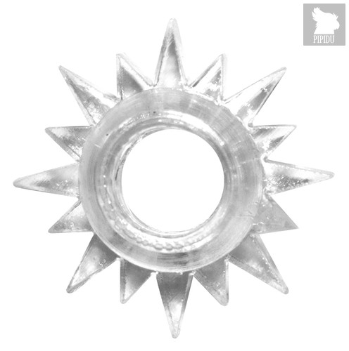 Прозрачное эрекционное кольцо Rings Cristal, цвет прозрачный - Lola Toys