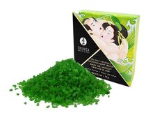 Соль для ванны Bath Salts Lotus Flower с ароматом цветков лотоса - 75 гр., цвет зеленый - Shunga Erotic Art