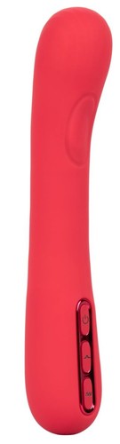 Розовый вибромассажер-пульсатор Throb Thumper - 21,5 см., цвет розовый - California Exotic Novelties