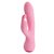 Нежно-розовый вибромассажер Broderick с клиторальным стимулятором - 17,9 см., цвет розовый - Baile