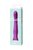 Фиолетовый гибкий вибратор Lupin с ребрышками - 22 см., цвет фиолетовый - Toyfa