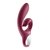 Бордовый вибратор-кролик Love me - 21,2 см., цвет бордовый - Satisfyer