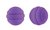 Фиолетовые стальные вагинальные шарики с силиконовым покрытием, цвет фиолетовый - NS Novelties
