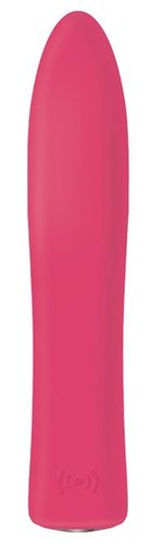 Розовая вибропуля SENSOR TOUCH BULLET - 12 см., цвет розовый - Dream toys