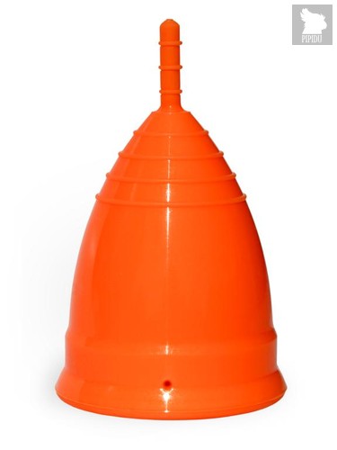 Оранжевая менструальная чаша OneCUP Classic - размер L, цвет оранжевый - Onecup