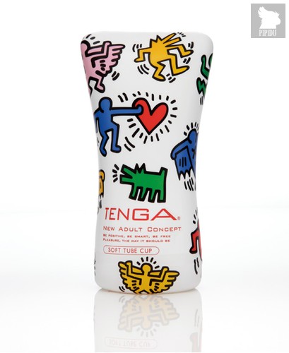 Мастурбатор Keith Haring Soft Tube CUP - Tenga