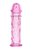 Гладкая розовая насадка с усиками под головкой - 12,5 см, цвет розовый - Toyfa