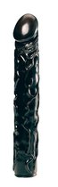 Чёрный фаллоимитатор BIG BONANZA 13 BLACK BUTT PLUG - 33 см, цвет черный - Nanma (NMC)