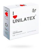 Презервативы Unilatex - Ultra Thin ультратонкие, 3 шт. - Unilatex