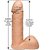 Насадка с трусиками Vac-U-Lock Set 8 Realistic Ultra Harness - 20,6 см, цвет телесный - Doc Johnson