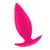 Анальная пробка для ношения Inya Spades Medium, средняя, цвет розовый - NS Novelties