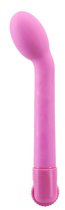 Розовый вибратор G-SPOT для точки G - 19 см, цвет розовый - Seven Creations