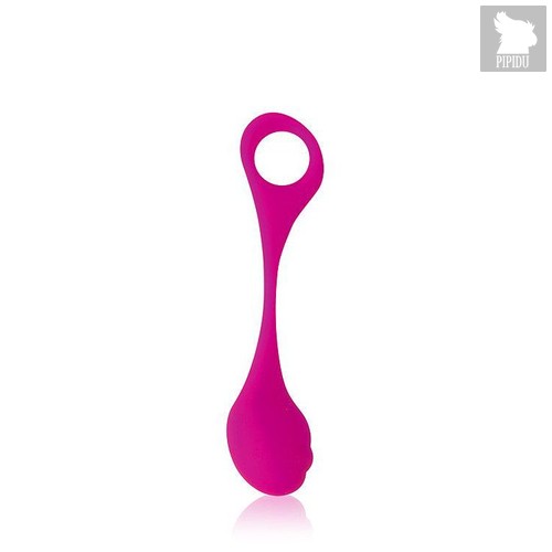 Ярко-розовый вагинальный шарик Cosmo, цвет розовый - Bioritm