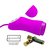 Лиловый вакуумный стимулятор клитора с виброяйцом, цвет лиловый - Baile