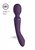 Фиолетовый вибромассажер Enora - 22 см., цвет фиолетовый - Shots Media