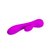 Вибромассажер PrettyLove Zachary с клиторальным стимулятором, цвет фиолетовый - Baile