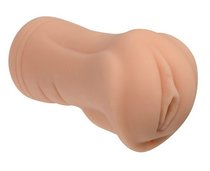 Реалистичный мастурбатор-вагина с вибрацией Real Women Vibration, цвет телесный - Real