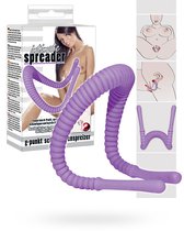 Фиолетовый гибкий фаллоимитатор Intimate Spreader для G-стимуляции - ORION