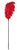Стек с большим красным пером Large Feather Tickler - 65 см, цвет красный - Blush Novelties
