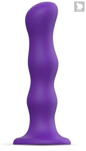 Фиолетовая насадка Strap-On-Me Dildo Geisha Balls size XL, цвет фиолетовый - Strap-on-me