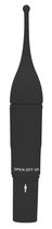 Черный клиторальный вибромассажер Clitoral Tickler - 16,2 см., цвет черный - Shots Media