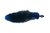 Анальная пробка с лисьим хвостом, 6 см, цвет синий - Wild Lust