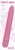 Розовый перезаряжаемый вибратор Haze - 18 см., цвет розовый - Lola Toys