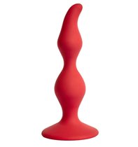 Бордовая анальная пробка Vesta - 12,5 см, цвет бордовый - Le Frivole