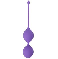 Фиолетовые Вагинальные шарики SEE YOU IN BLOOM DUO BALLS 36MM, цвет фиолетовый - Dream toys