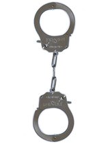 Металлические наручники Be Mine с парой ключей, цвет серебряный - Le Frivole