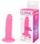 Розовый фаллоимитатор с ограничительным основанием - 10 см., цвет розовый - Bior toys