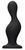 Черная анальная пробка Wave Butt Plug - 11,3 см., цвет черный - Shots Media