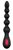 Черный вибромассажер для анальной стимуляции ANAL FLEXI BEADS - 21 см., цвет черный - Dream toys