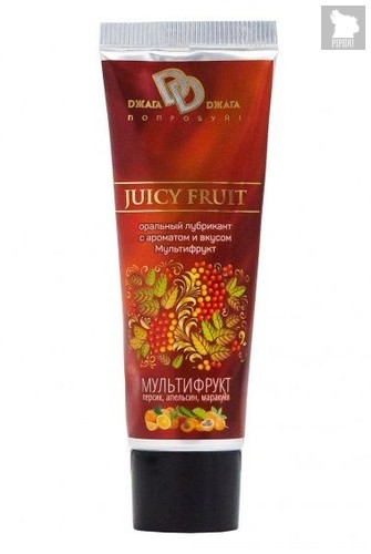 Интимный съедобный лубрикант JUICY FRUIT с ароматом фруктов - 30 мл. - BioMed-Nutrition