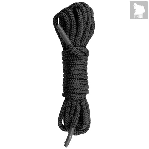 Черная веревка для бондажа Easytoys Bondage Rope - 5 м., цвет черный - Easy toys
