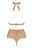 Женский купальник Hamptonella с высокими трусиками, цвет телесный, XXL - Obsessive