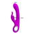 Лиловый вибромассажер с клиторальным отростком Hot Rabbit - 19 см, цвет фиолетовый - Baile