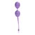Вагинальные шарики L’Amour Premium Weighted Pleasure System каплевидные, цвет фиолетовый - California Exotic Novelties