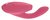 Розовый стимулятор Womanizer DUO с вагинальным отростком, цвет розовый - Epi24