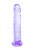Прозрачный дилдо Intergalactic Distortion Purple 7081-02lola, цвет фиолетовый - Lola Toys