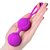 Вагинальные шарики с ресничками JOS NUBY фиолетовый, цвет фиолетовый - Jos