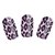 Набор лаковых полосок для ногтей Фиолетовый леопард NAIL FOIL, цвет фиолетовый - Erotic Fantasy