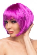 Фиолетовый парик "Кику", цвет фиолетовый - МиФ